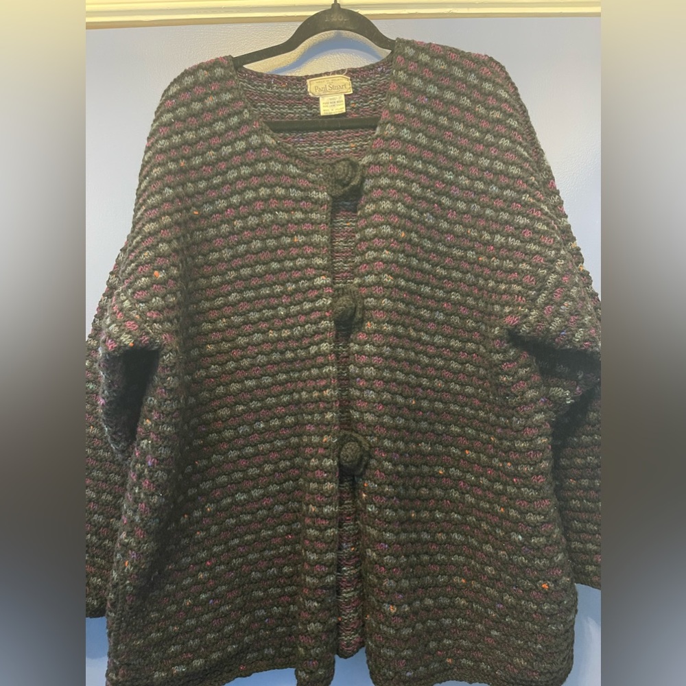 Paul Stewart oversized 100% Virgin Wool made in Ireland Jacket